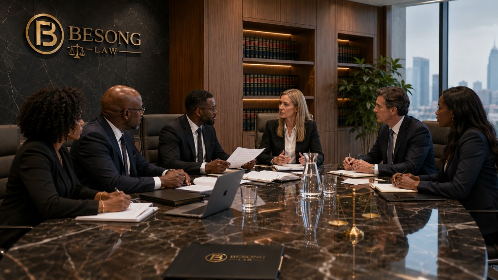BESONG Law team in conference