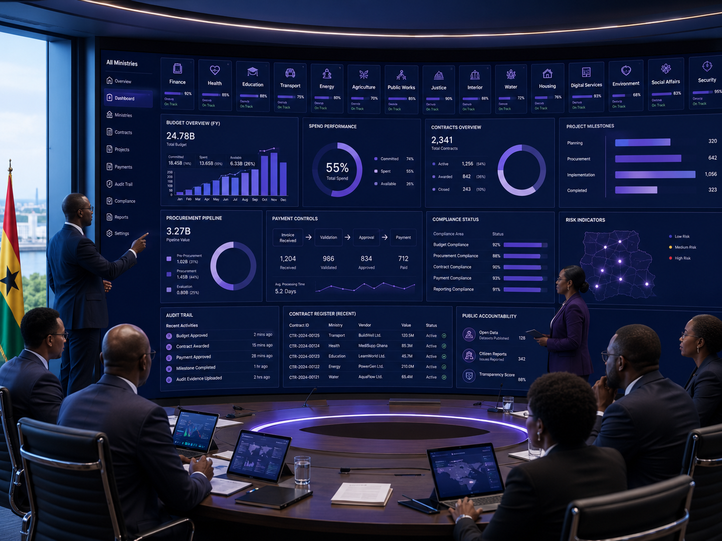 Public-Service Delivery Dashboards