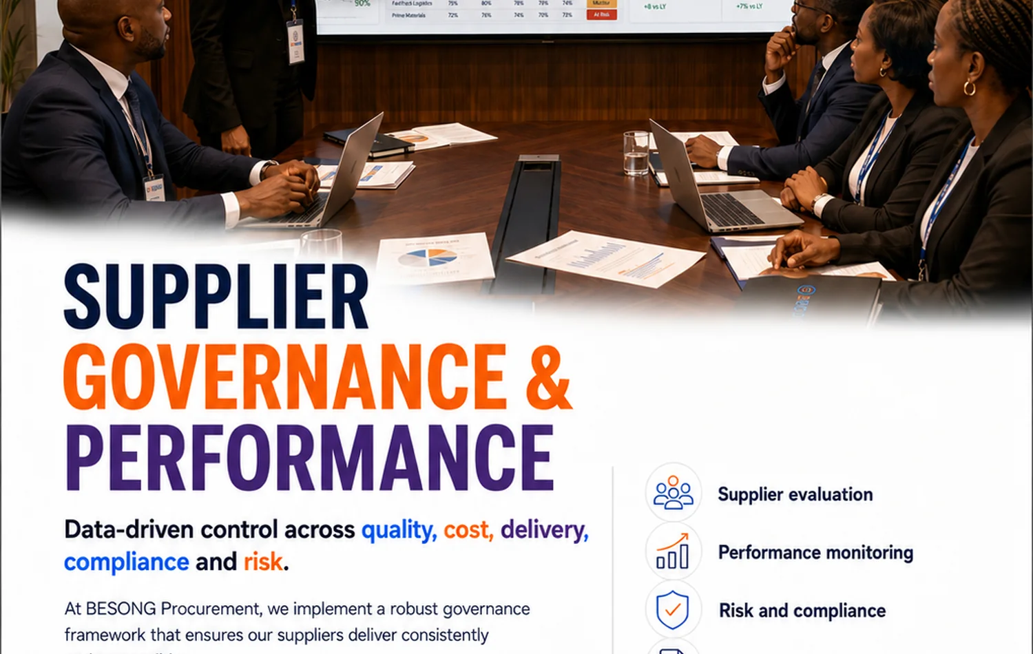 Building supplier performance systems that create measurable value