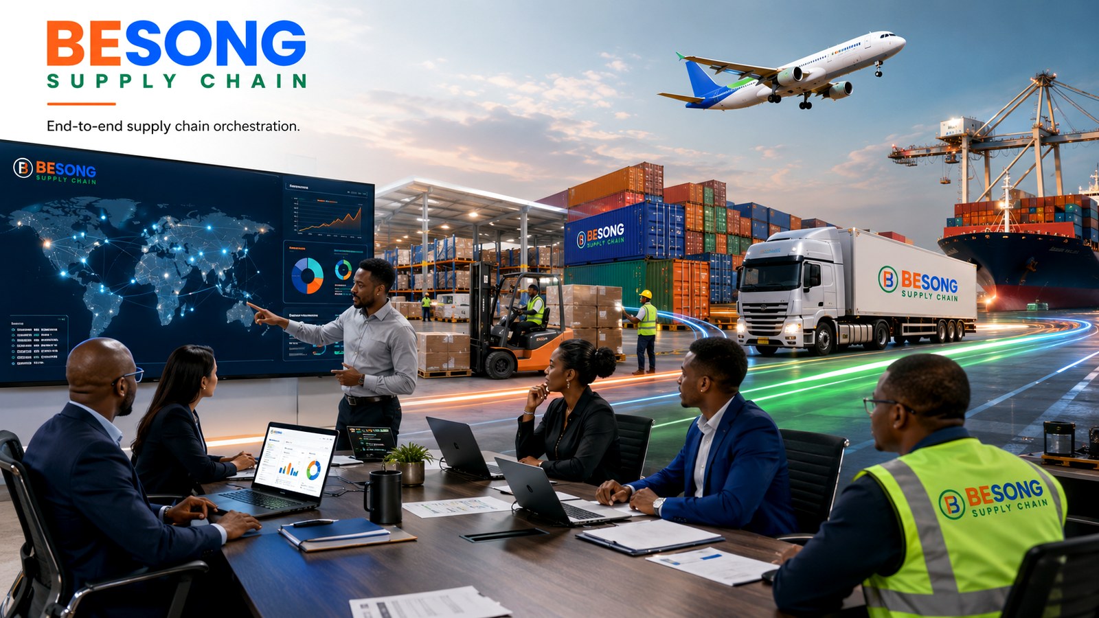 BESONG supply chain control environment designed for complex enterprise operations